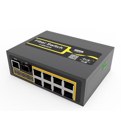 China 2 Din Unmanaged Industrial Rail Switch 5 Port Ethernet PoE Switch F-SW1010 Industrial Controlled Network Switch for sale