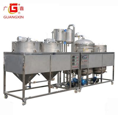 China Plant Cooking Oil Machine Refinery Device For Grain Oil Heading To Decoloring / Degumming Oil Refinery for sale