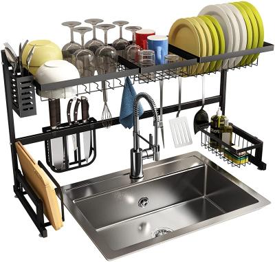 China Contemporary Sink Dish Drying Rack , Stainless Steel Kitchen Supplies Counter Storage Organizer for sale