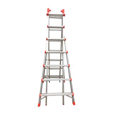 China Folding Ladders 4X6 Folding Stairs Aluminum Telescopic Multi Function Step Ladder for sale