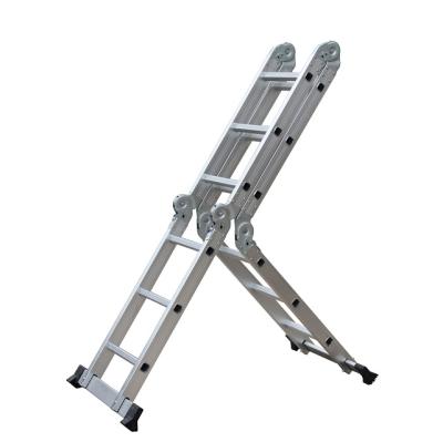 China Folding Ladders GS Multi Purpose 4x3 Heavy Duty Folding Aluminum Folding Ladder for sale