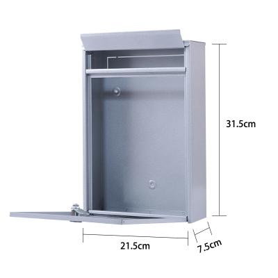 China Popular Wall Mounted In Europe And America Newspaper Mail Letter Mail Box Stainless Steel Desktop Hot Selling Wall Mounted Mailbox for sale