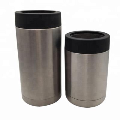 China Sustainable Double Wall Insulated 12oz Stainless Steel Can Cooler for sale