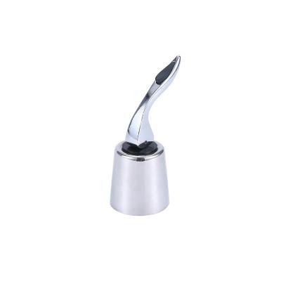 China CLASSIC Custom Wine Favor Stopper Stainless Steel Wine Saver Reusable Wine Bottle Stopper for sale