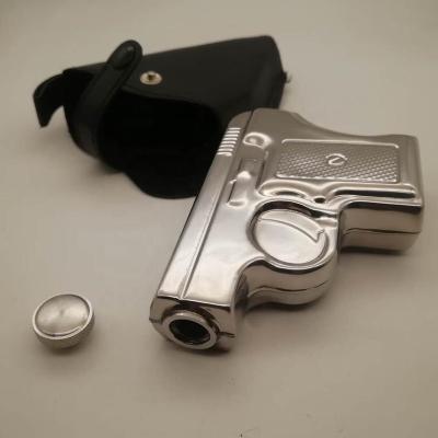 China Conveniently Carry Stainless Steel Pistol Shape Novelty Hip Flask for sale