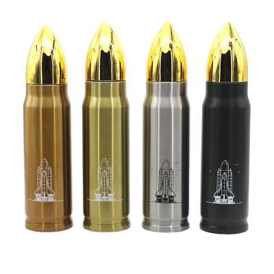 China High Quality Viable Vacuum Flask Bullet Shaped Thermos Bottle, Vacuum Cup Bullet Shaped Vacuum/Thermo Stainless Steel Flask for sale