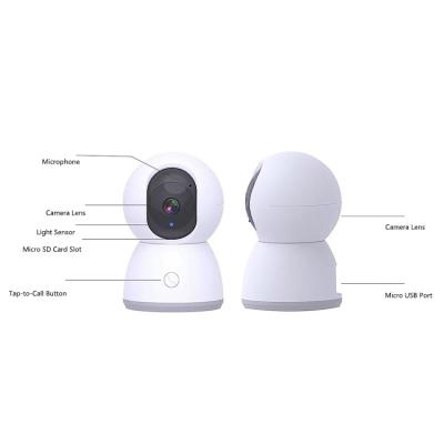 China Human Motion Tracking Smart 2MP Baby Monitor Wifi Indoor Baby Security CCTV Camera With Night Vision for sale