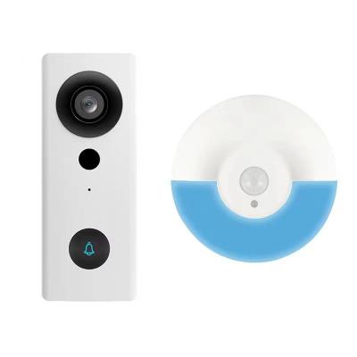 China Wireless Wifi Video Doorbell Camera Wired 1080P HD Smart Video Doorbell Camera WiFi Doorbell Intercom Security Home Two Way Audio Home Door Bell For Outdoor for sale