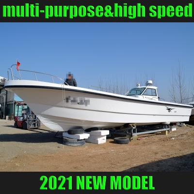 China Fishing& Diving& New Model 44 Feet Universal Deck Space Transport Large Distant Fishing Fiberglass High Speed ​​Dive Boat Working for sale