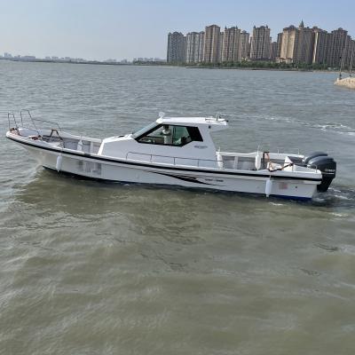 China New Model Fiberglass Patrol engine1080 Twin High Speed ​​Rescue Fiberglass Fishing Boat for sale