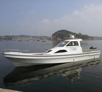 China Fishing& 38 Knot Outboard Speed ​​Twin Fiberglass Patrol Fishing Boat For Patrol for sale