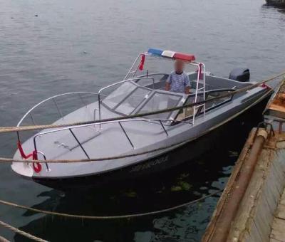 China Fiberglass 12 people fibergalss fast boat for passenger transportation for sale