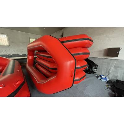 China Fishing& rafting& Rescue CE RBQ460 Model Inflatable Rescue Rafting Boat 1.2 Mm Thick Fabric for sale