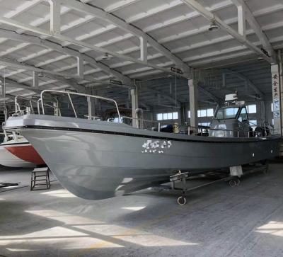 China Fiberglass 36ft Double Motor High Speed ​​Transport Boat for sale