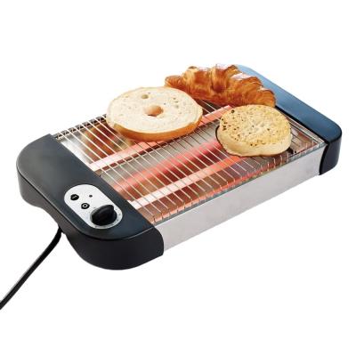 China Hotel CE RoHS 2 Slice Flat Toaster for sale