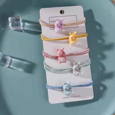 China New Fashion Simple Cute Hamster Hair Accessories Korean Soft Small Version Hair Rope Hair Rope Main Link for sale