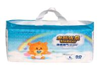 China Customized Printed 3D Leak Protection Diapers 32lbs Elastic Stretchable Waistband for sale