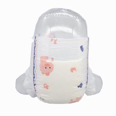 China Color Printed Newborn Baby Diapers Fluff Pulp Non Woven for sale