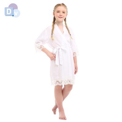 China Sale QUICK DRY Whole Rayon Pajamas Solid Satin Kid Onesie Kids Robe Spa Bathrobes for sale