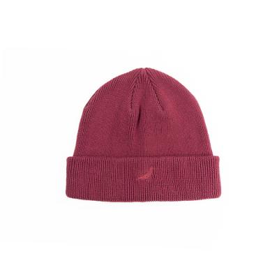 China COMMON Cotton Slouch Beanies 100% Oversized Custom Embroidered Plain Beanies Winter Knitted Hats for sale