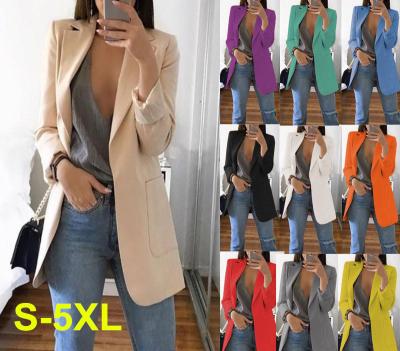 China Anti-Wrinkle Fashion Long Sleeve Custom Suits Loungewear Comfortable Oversized Blazer For Ladies for sale