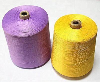 China Anti-bacteria Cone Dyed Spun Polyester Yarns For Knitting Machine Ne 16 21 26 30 for sale