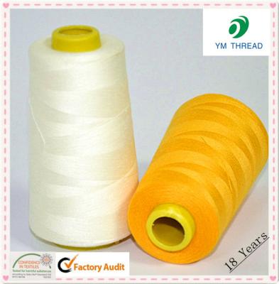 China High Tenacity 40/2 Industrial Spun Polyester Yarn For Sewing Thread For Garment for sale