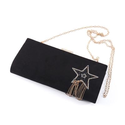 China High Quality Evening Clutch Bags Pinch Wrap Clutch Chain Shoulder Women's Wristlet Handbag Foldover Pocket for sale