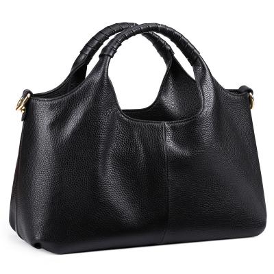 China High Quality Genuine Leather Purses and Handbags for Women Shoulder Bag Top Handle Satchel Ladies Hobo Cross - Body Bags for sale