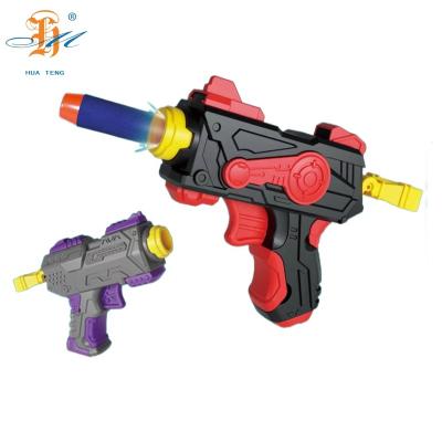 China Hot Selling Assembly DIY Toy Amazon Kids Outdoor Sports Target Gun Shooting Toy DIY 2 in 1 Soft MINI Ball Gun Kids Gift Age 8+ assembly toy fire for sale