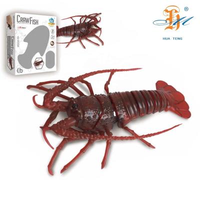 China Hot Selling Simulation Pet MINI Novelty Toys Plastic Animals Funny Remote Control Toys Infrared Remote Control Crawfish Kids and Pet Toys for sale