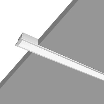 China Office/Hotel/Hospital/School Mini Size Recessed With Trim Length Custom Shape LED Linear Profile Light With Aluminum Profile And Arcylic Lens for sale