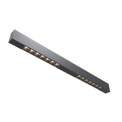 China China OEM/ODM 4ft modern linear canopy 3000K linear lens aluminum wall lighting with low UGR ledil spot module for sale