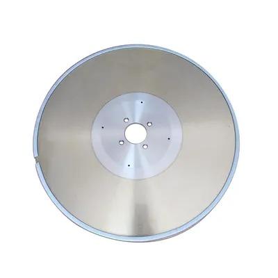 China Cutting Tissue Paper Cutter Paper Log Saw Blade Outside Diameter 610mm Large Round Slitting Machine Knife for sale