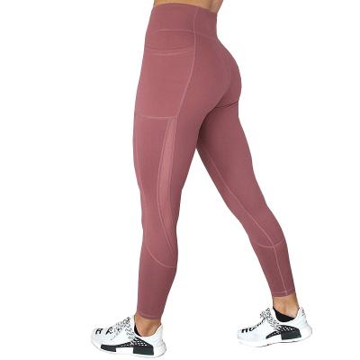 China Breathable Quick-drying Mesh Splicing High Waist Leggings Femininas Leggings For Women Sexy Fitness Yoga Wear for sale