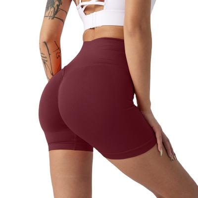 China New Summer Breathable Hip Lifting Fitness Shorts Workout Yoga Legging Seamless Women Yoga Pants Wholesale for sale