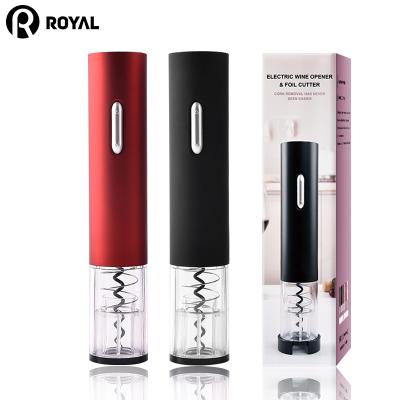 China Factory Wholesale Viable 4 in 1Set Dry Battery Portable Electric Wine Bottle Opener Kit for sale