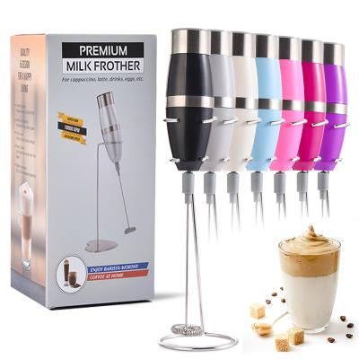 China Viable custom original logo desgin milk frother handheld foam maker for latt for sale