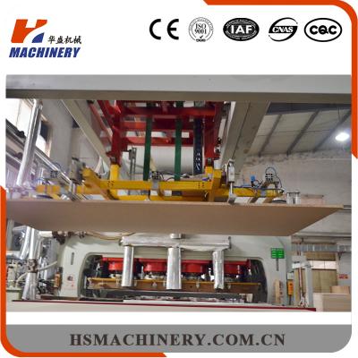 China Floor Board.MDF Laminate.HDF Laminated Hot Press Widely Used Plywood Production Line for sale