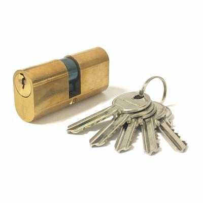 China 65mm  Big Oval Brass Cylinder Lock for sale