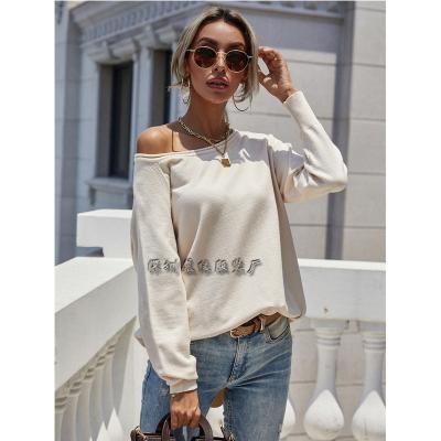 China QUICK DRY knitwear for kitchen textiles women's knitwear jacquard knitwear ladies loose top choker sweater top for sale