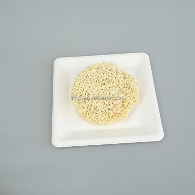 China Compostable Biodegradable Under 90 Day Disposable Rectangular Sugar Cane Dishes 6 8 Square 10 Sugar Cane Dishes for sale