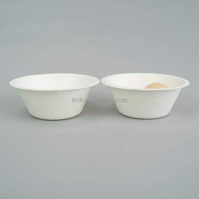 China Compostable Biodegradable Within 90 Days Biodegradable Sugar Cane Bagasse Salad Bowl Disposable Compostable Sugar Cane Bowl for sale