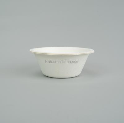 China Compostable Biodegradable Within 90 Days Biodegradable Sugarcane Bagasse Paper Pulp Soup Salad Bowl Disposable Bowl for sale