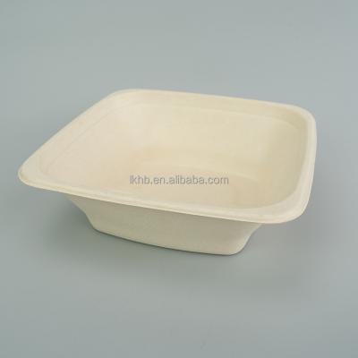 China Compostable Biodegradable Within 90 Days Eco Friendly Biodegradable Sugarcane Bagasse Square Round Oval Bowl Biodegradable Sugarcane Bowl for sale