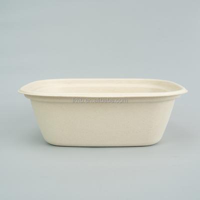 China Biodegradable Compostable Within 90 Days Sugarcane Biodegradable Bagasse Takeout Food Disposable Tray for sale