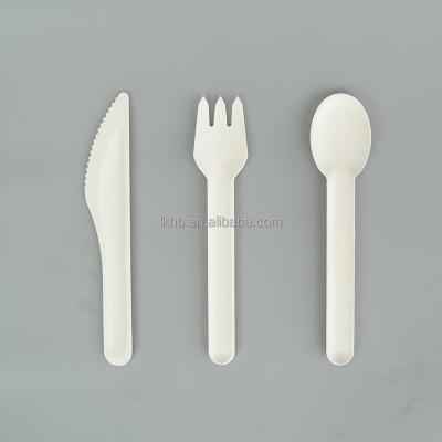 China Compostable Biodegradable Within 90 Days Eco-Friendly Biodegradable Disposable Bagasse Wooden Knife Sugarcane Takeout Cutlery for sale