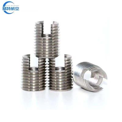 China Standard Size 307/308 Type Self Tapping Threaded Insert 1215 Material for sale