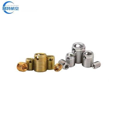 China SS304 Metric 302 M2 M3 M4 Holes Types Self Tapping Screw Bushing Slotted Type Wire Thread Insert for Energy Cars for sale