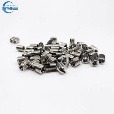 China Unc/Unf with Cutting Slot Brass Wire Sleeves Screw Nut Threaded Inserts for sale